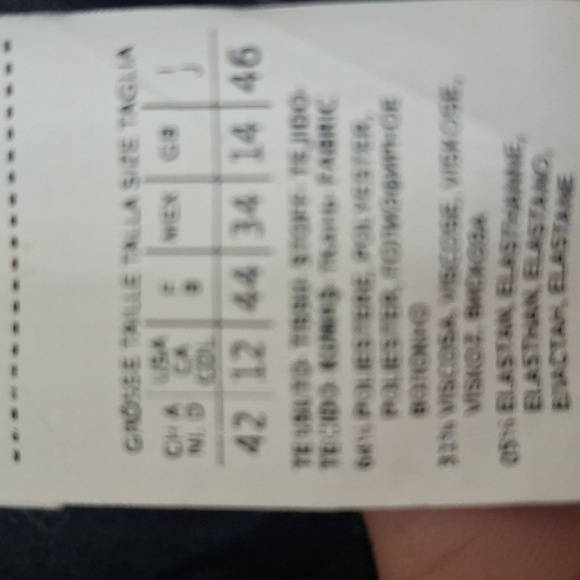 MaxMara Weekend Cigerette Pants SZ 12 - Picture 6 of 8